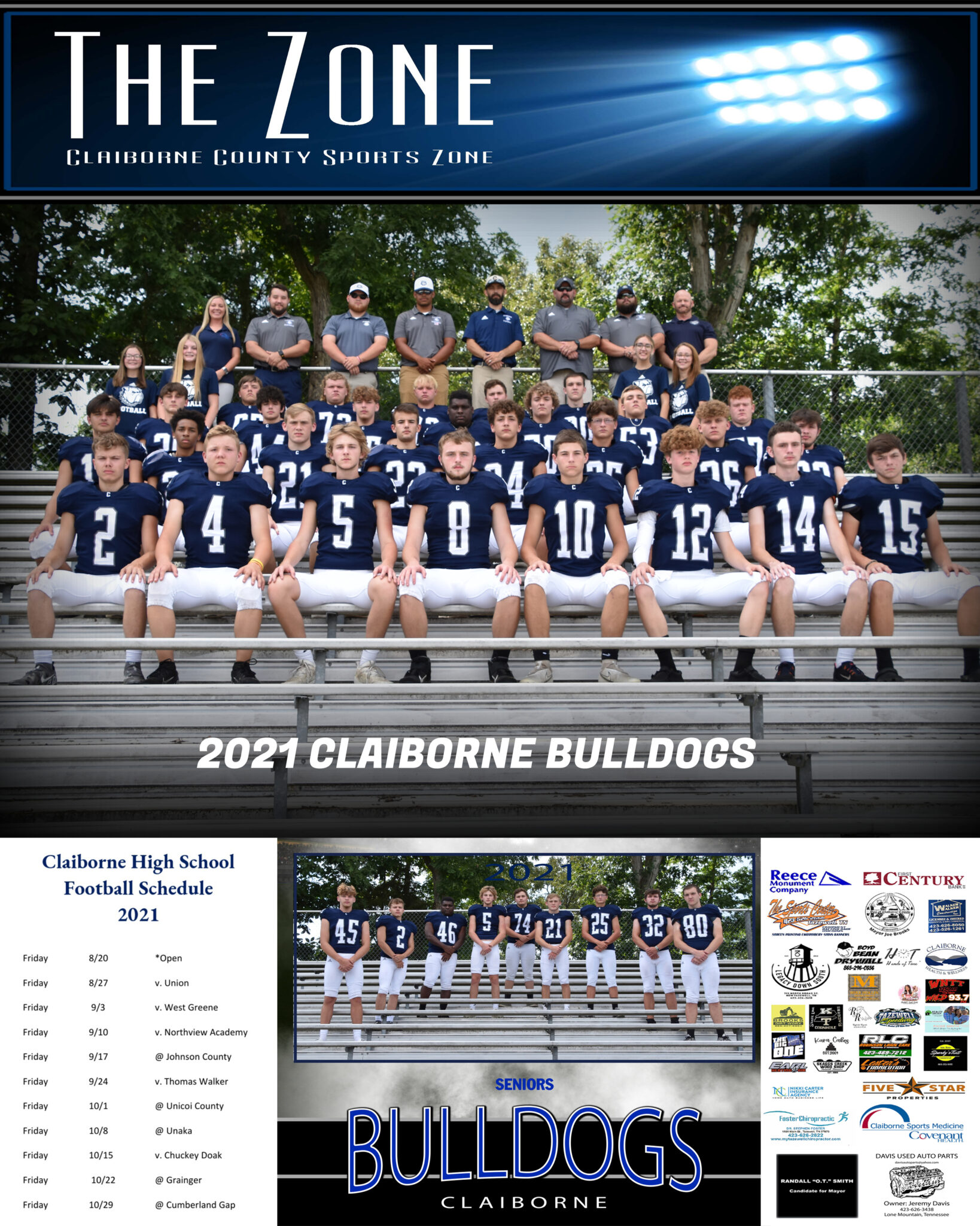 Bulldogs football preview Claiborne County Sports Zone